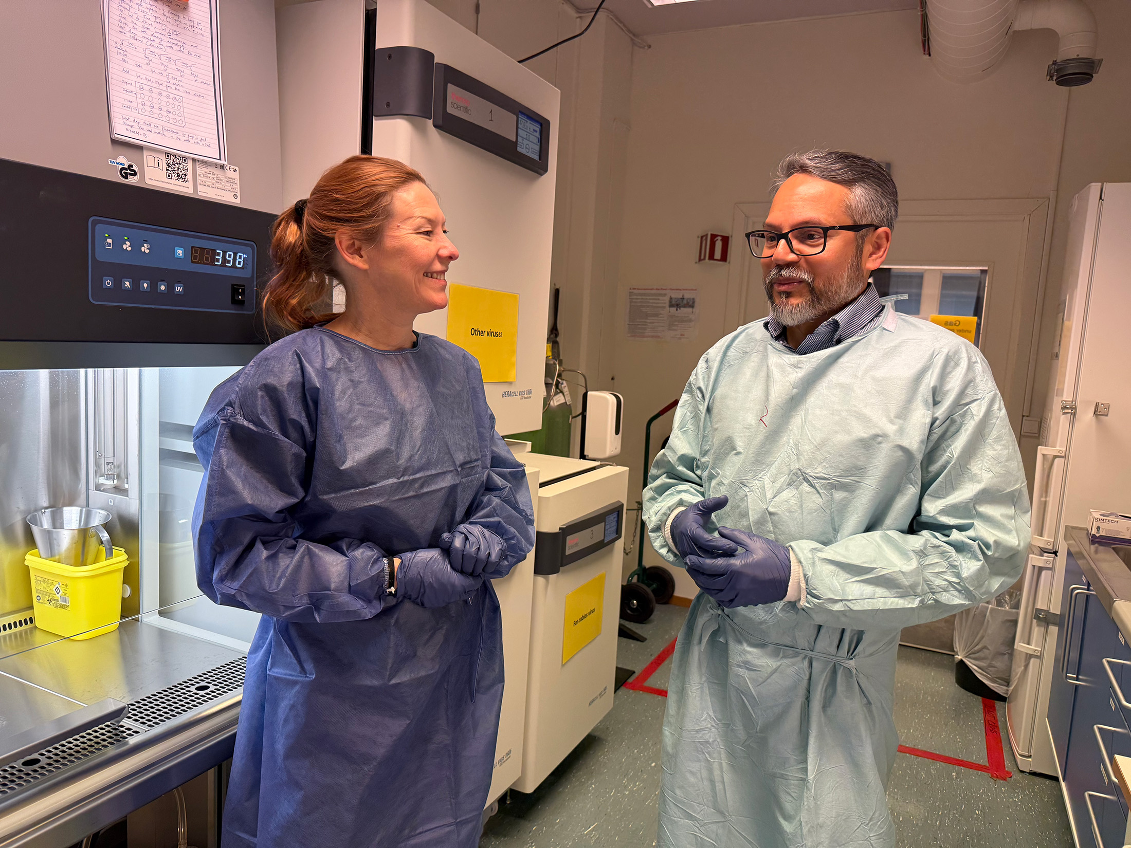 Maria Johansen talks enthusiastically about tunicates.